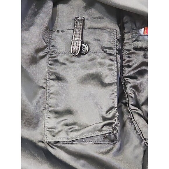 Cole Haan City Lambskin Leather Car Coat Men's Small Black Removable Lining EUC - Picture 14 of 16